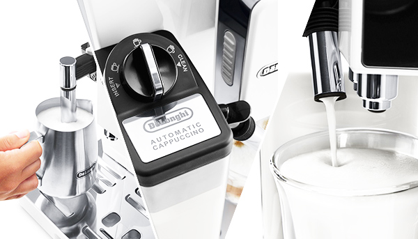 2 капучинатора Delonghi ECAM 45.764 W Eletta Cappuccino Top
