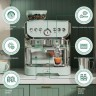 Многофункциональная полуавтоматическая кофемашина Romantic 517 light green